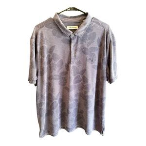 Tommy Bahama Blue Tropical Shirt XXL